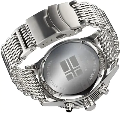 Produktfoto Armbanduhr mit Metallarmband